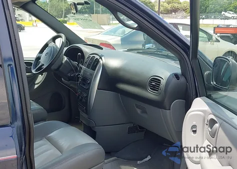 2004 Dodge Grand Caravan Sxt из США, поврежденный, VIN 2D4GP44L74R577743